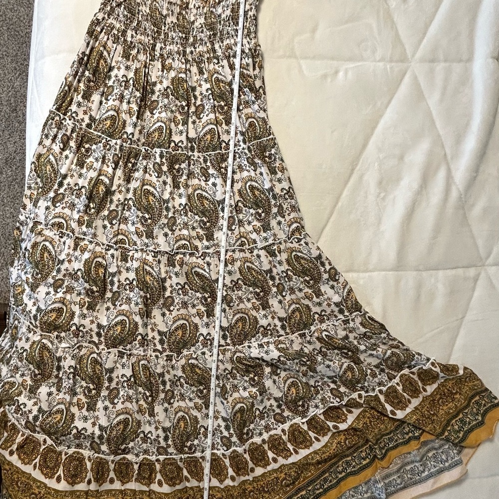 Chelsea & Violet Bohemian Paisley Maxi Skirt